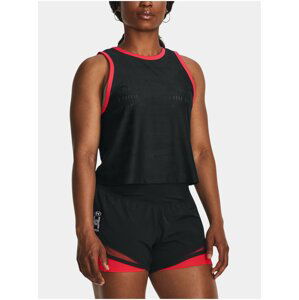 Černé dámské sportovní crop top tílko Under Armour Anywhere