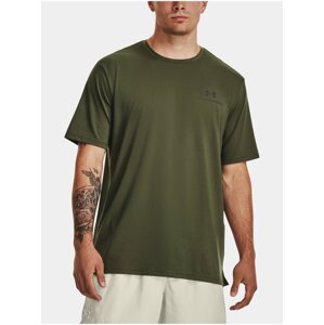 Khaki pánské sportovní tričko Under Armour Rush Energy