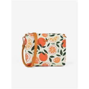 Oranžová dámská vzorovaná crossbody kabelka Vuch Coalie Fruity Orange lady