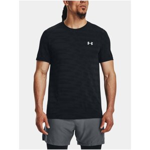 Černé pánské sportovní tričko Under Armour UA Seamless Ripple SS