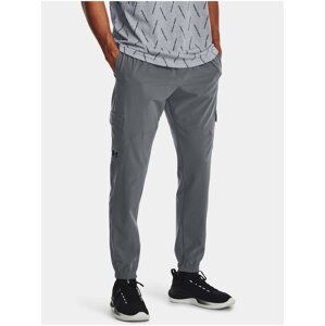 Šedé pánské sportovní kalhoty Under Armour UA Stretch Woven Cargo Pants