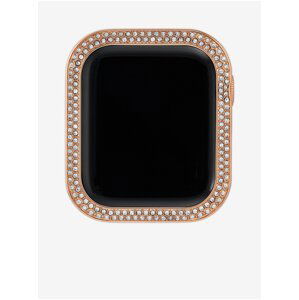 Luneta pro Apple Watch s krystaly v růžovozlaté barvě Anne Klein