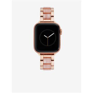 Světle růžový řemínek pro hodinky Apple Watch Anne Klein