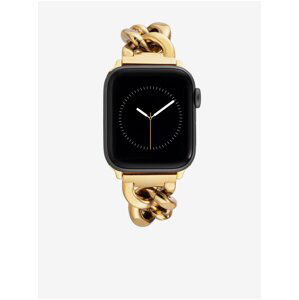 Řemínek pro hodinky Apple Watch s krystaly ve zlaté barvě Anne Klein