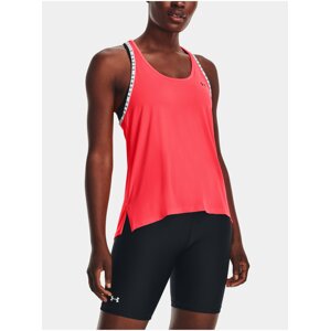 Červené dámské sportovní tílko Under Armour UA Knockout Tank