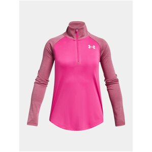 Růžové holčičí sportovní tričko Under Armour Tech