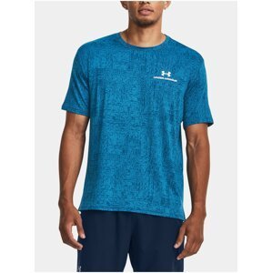 Modré sportovní tričko Under Armour UA Rush Energy Print SS