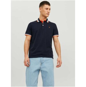 Tmavě modré pánské polo tričko Jack & Jones Paulos