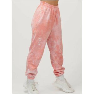 Růžové dámské vzorované tepláky NEBBIA Re-fresh Women’s Sweatpants