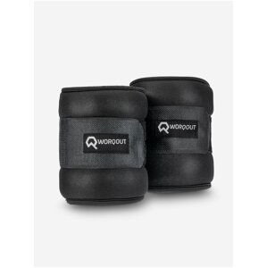 Černé závaží na zápěstí a kotníky 1,1 kg Worqout Wrist and Ankle Weight 1,1