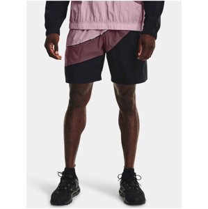 Černo-růžové pánské sportovní kraťasy Under Armour UA 21230 Woven Shorts