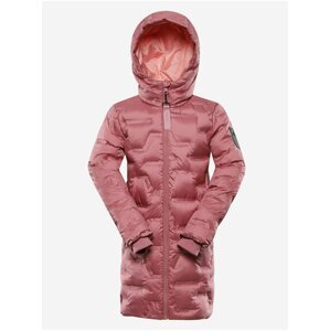 Holčičí růžový zimní prošívaný kabát NAX SARWO