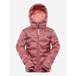 Růžová dětská zimní bunda NAX RAFFO