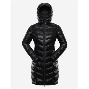 Černý dámský zimní prošívaný kabát ALPINE PRO OREFA
