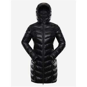 Černý dámský zimní prošívaný kabát ALPINE PRO OREFA