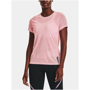Světle růžové sportovní tričko Under Armour UA Run Anywhere Breeze Tee