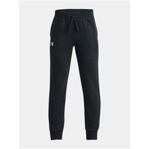 Černé klučičí tepláky Under Armour UA Rival Fleece Joggers