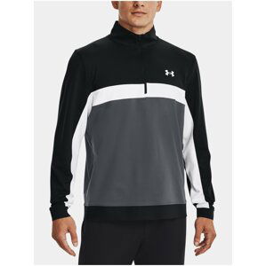 Šedo-černá pánská sportovní mikina se stojáčkem Under Armour UA Storm Midlayer 1/2 Zip