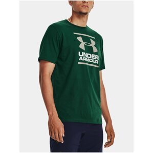 Zelené pánské tričko Under Armour UA GL FOUNDATION SS