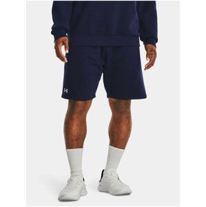 Tmavě modré kraťasy Under Armour UA Rival Fleece Shorts