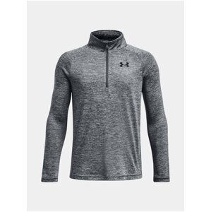 Šedé sportovní tričko Under Armour UA Tech 2.0 1/2 Zip