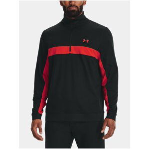 Červeno-černá pánská sportovní mikina se stojáčkem Under Armour UA Storm Midlayer 1/2 Zip