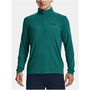 Petrolejová pánská sportovní mikina se stojáčkem Under Armour UA Playoff 2.0 1/4 Zip