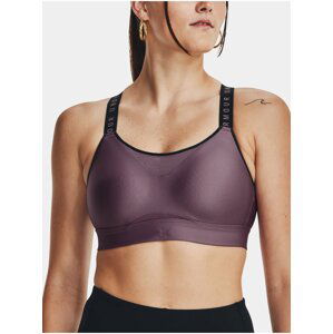 Fialová sportovní podprsenka Under Armour UA Infinity High Bra