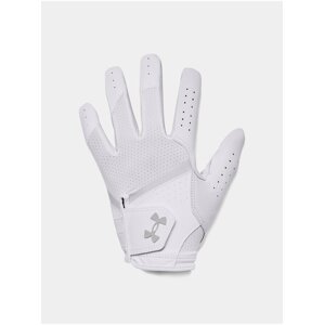 Bílé dámské sportovní kožené rukavice Under Armour