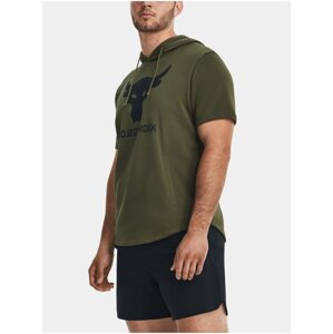 Khaki sportovní mikina Under Armour Pjt Rock Terry SS HD