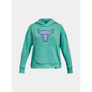 Tyrkysová mikina Under Armour Pjt Rck Brhma Bull Fleece HD