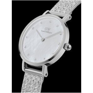 Dámské hodinky ve stříbrné barvě Daniel Wellington Petite Lumine