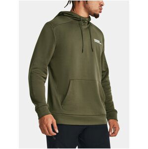 Khaki sportovní mikina Under Armour UA Armour Fleece Graphic HD