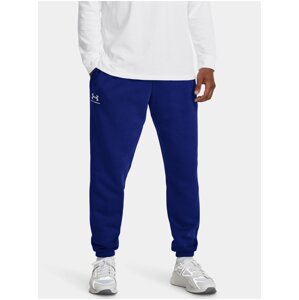 Modré pánské sportovní tepláky Under Armour UA Essential Fleece Jogger