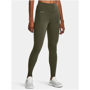 Khaki dámské sportovní legíny Under Armour Motion Legging