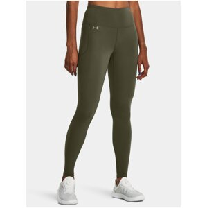 Khaki sportovní legíny Under Armour Motion Legging