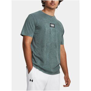 Šedé pánské tričko Under Armour UA ELEVATED CORE WASH SS