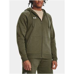 Mikina Under Armour UA Rival Fleece FZ Hoodie-GRN