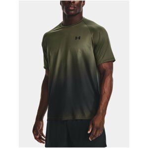 Khaki sportovní tričko Under Armour UA Tech Fade SS