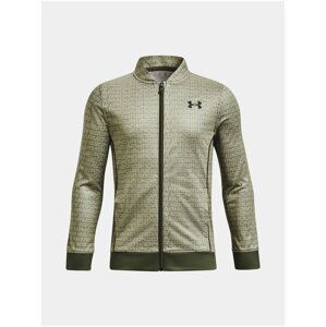 Khaki sportovní bunda Under Armour UA Pennant 2.0 Novelty FZ