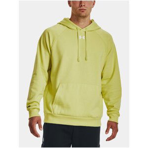 Žlutá mikina Under Armour UA Rival Fleece Hoodie-YLW