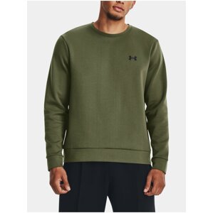 Khaki sportovní mikina Under Armour UA Unstoppable Flc Crew