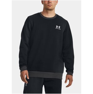 Černá mikina Under Armour UA Essential Flc Novelty Crw