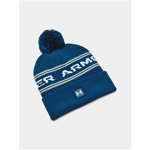 Čepice Under Armour UA Men's Halftime Pom Beanie-BLU