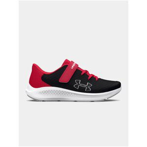 Červeno-černé běžecké tenisky Under Armour UA BPS Pursuit 3 BL AC