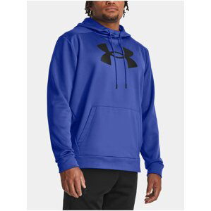 Modrá sportovní mikina Under Armour UA Armour Fleece Big Logo HD