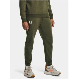 Khaki tepláky Under Armour UA Essential Fleece Jogger