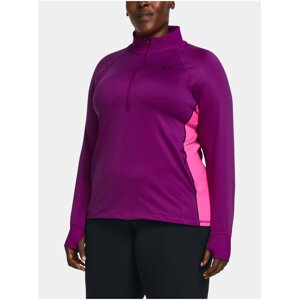 Fialové sportovní tričko Under Armour UA Train CW 1/2 Zip&