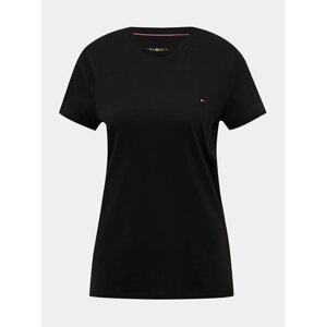 Černé dámské basic tričko Tommy Hilfiger