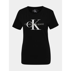 Černé dámské tričko s potiskem Calvin Klein Jeans